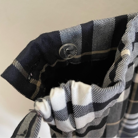 Joan Rivers womans Classic Black and White Plaid Skirt size 14 preppy career - Picture 7 of 7